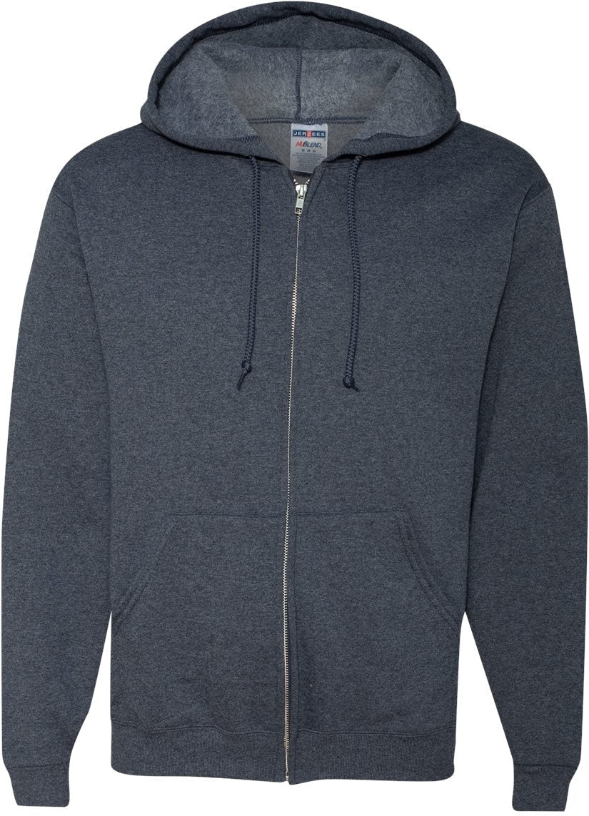 Jerzees NuBlend Full-Zip Hooded Sweatshirt - The Ultimate Comfort Wear