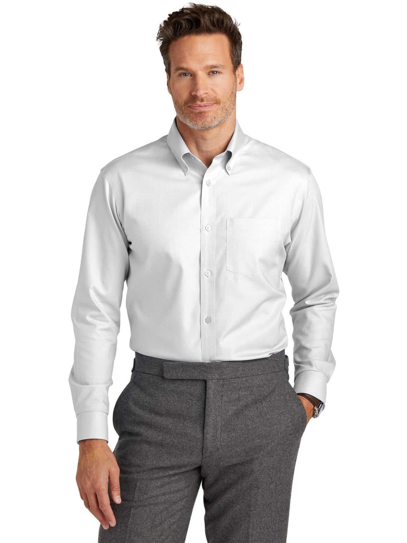 Brooks Brothers Wrinkle-Free Stretch Nailhead: The Ultimate Business-Casual Shirt