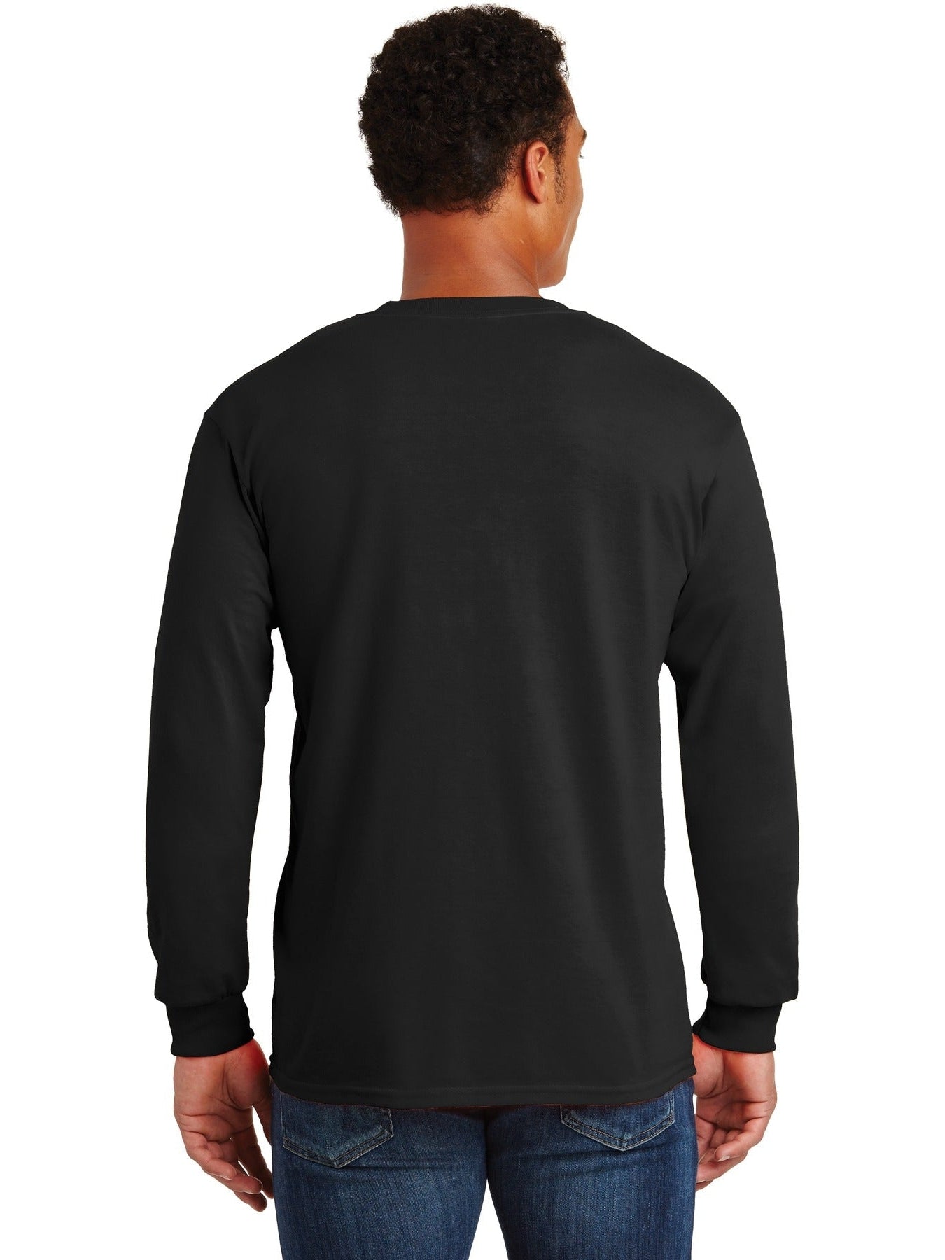 Gildan Ultra Cotton 100% Cotton Long Sleeve T - Shirt with Pocket - Outlet Deal!