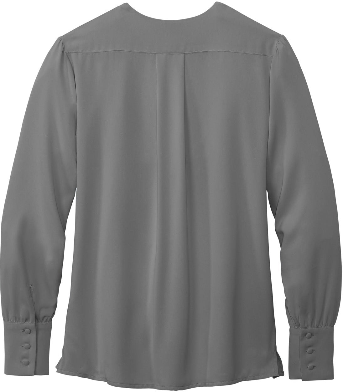 Brooks Brothers Women's Alluring Open-Neck Satin Blouse