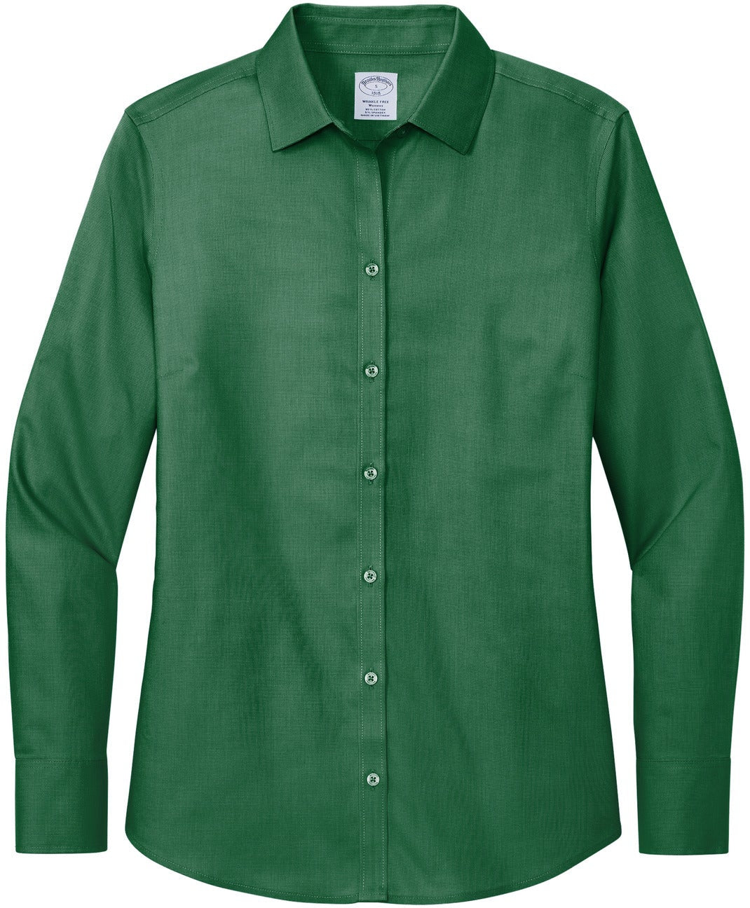 Brooks Brothers Stylish Ladies Wrinkle-Free Stretch Nailhead Shirt