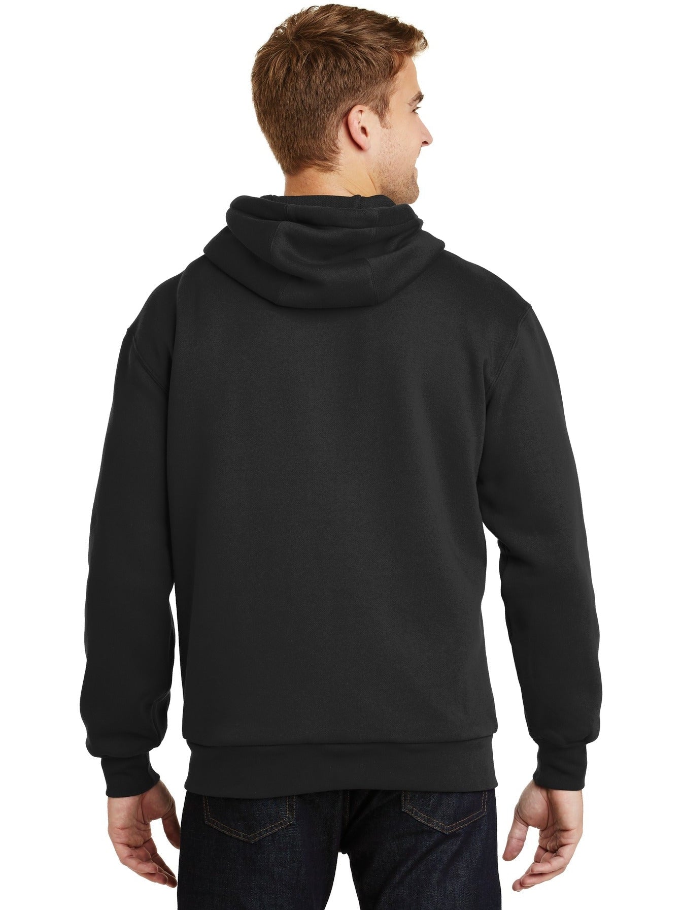 CornerStone Cozy Full-Zip Hooded Sweatshirt with Warm Thermal Lining