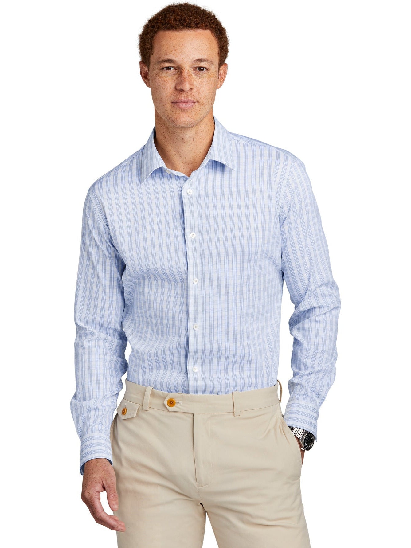 Brooks Brothers Tech Stretch Patterned Shirt: The Ultimate Blend of Style and Comfort