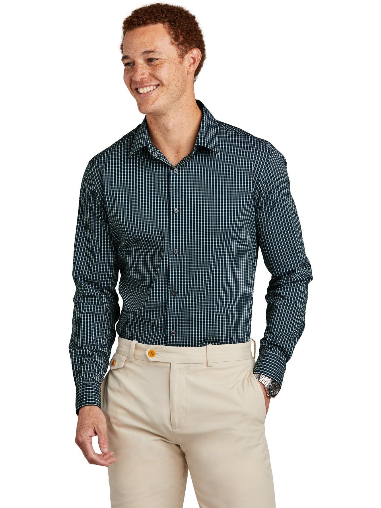 Brooks Brothers Tech Stretch Patterned Shirt: The Ultimate Blend of Style and Comfort