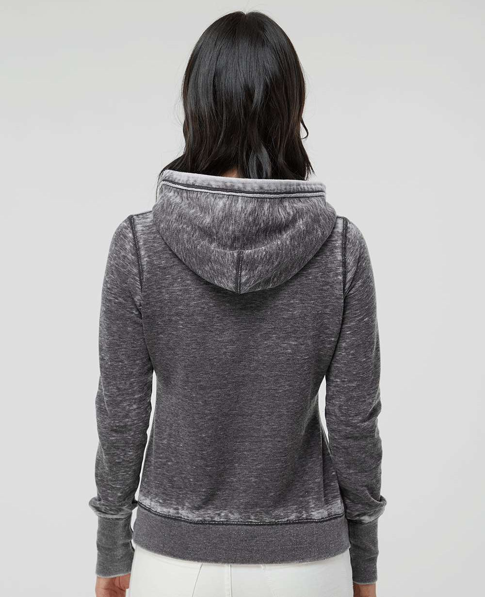 J America Ladies' Enchanting Zen Fleece Hooded Sweatshirt
