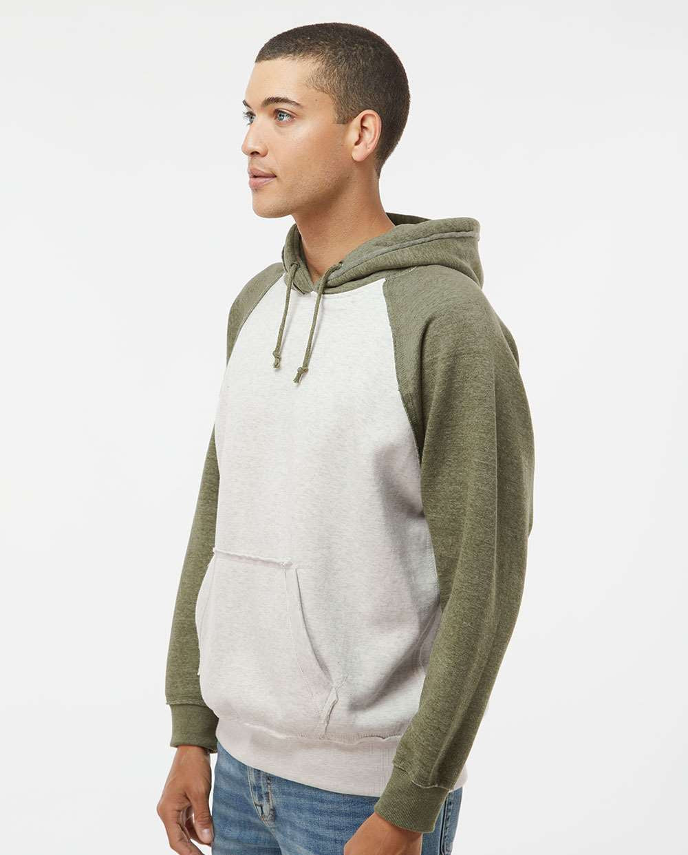 J America Vintage Heather Men's Hooded Sweatshirt - A Fashionable and Durable Choice