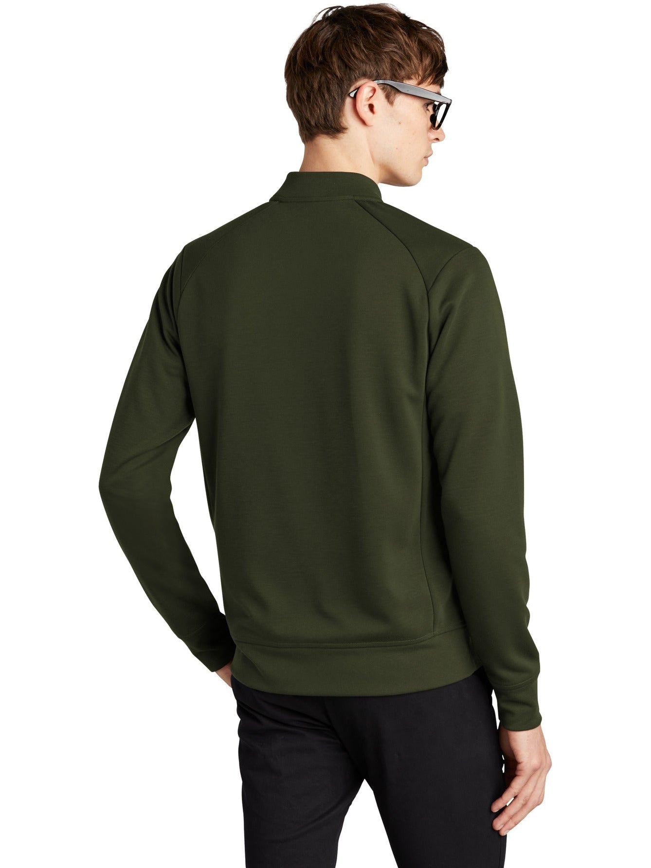 OUTLET - Mercer+Mettle Double - Knit Stylish Bomber Jacket