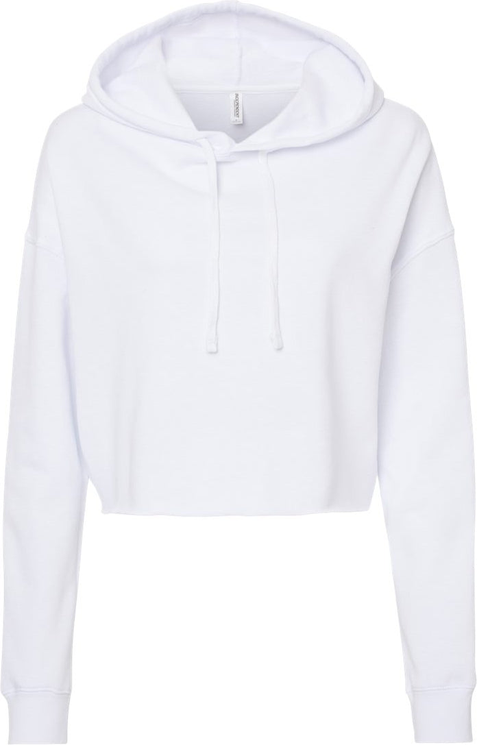 Independent Trading Co. Women's Stunning Lightweight Cropped Hooded Sweatshirt