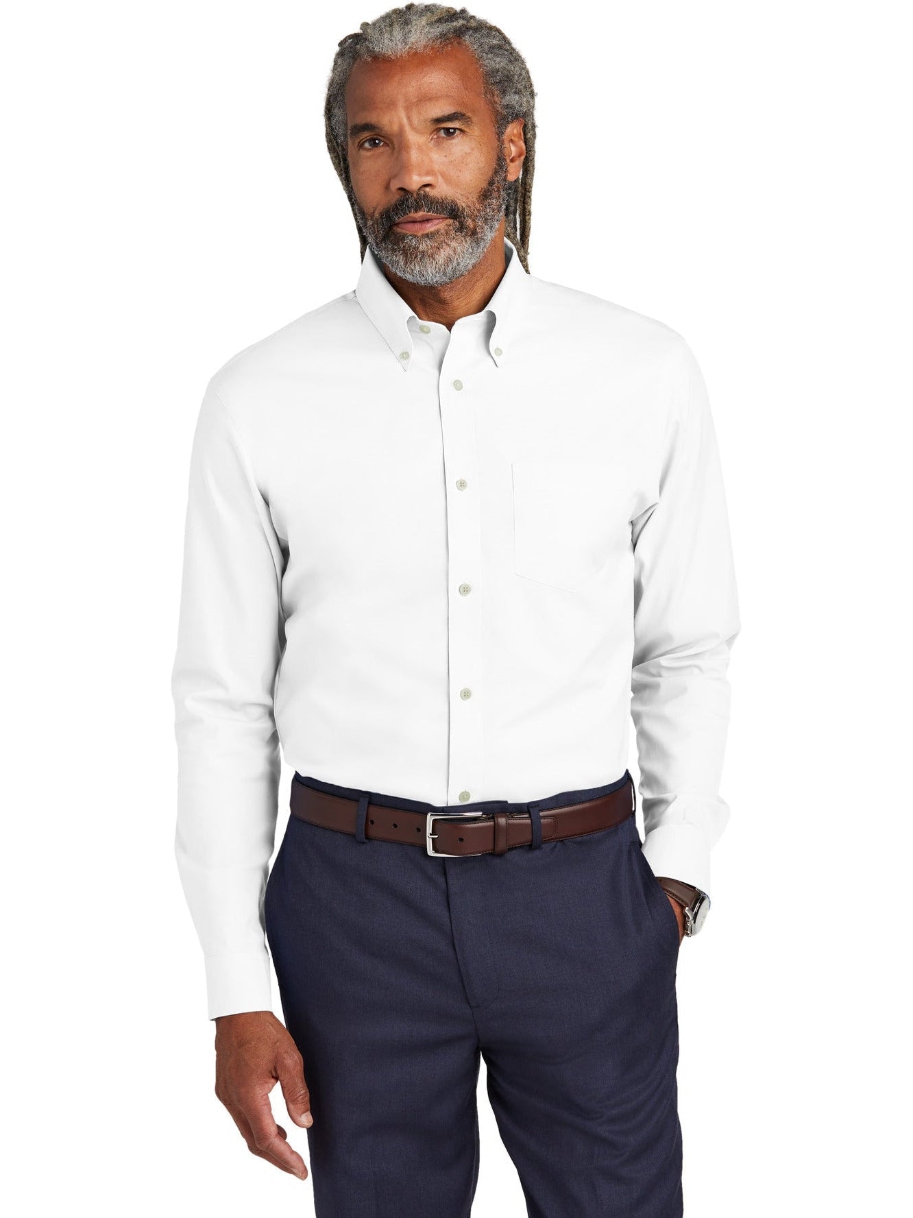 Brooks Brothers' Must-Have Wrinkle-Free Stretch Pinpoint Shirt