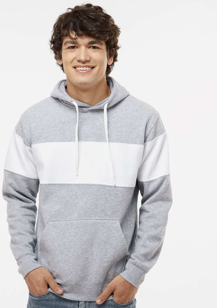 J. America's Stunning Varsity Fleece Colorblocked Hooded Sweatshirt - A Must-Have!