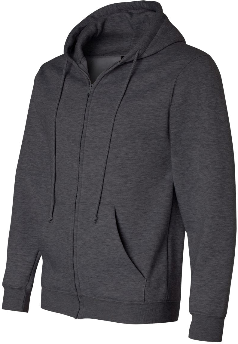 Bayside USA-Made Full-Zip Hooded Sweatshirt: Your Ultimate Cold-Weather Essential