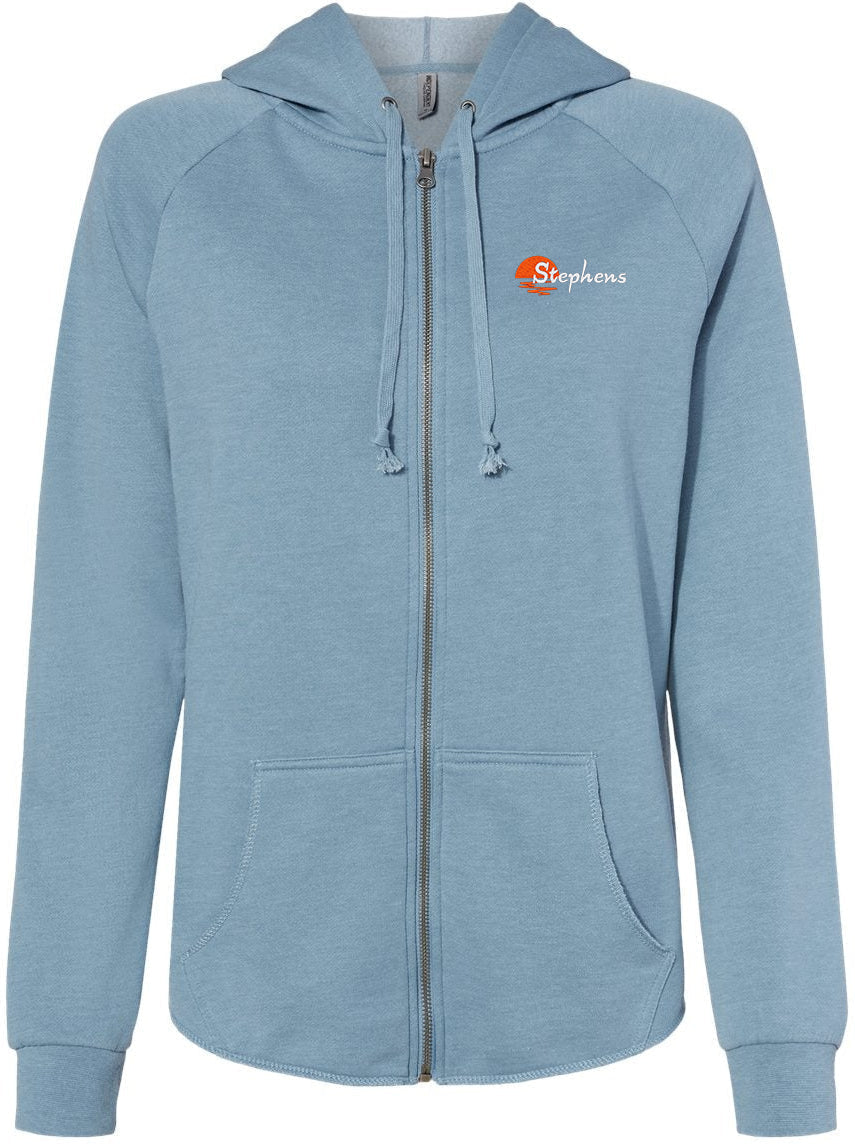 Independent Trading Co. Ladies' California Wave Wash Full-Zip Hooded Sweatshirt: A Timeless Must-Have