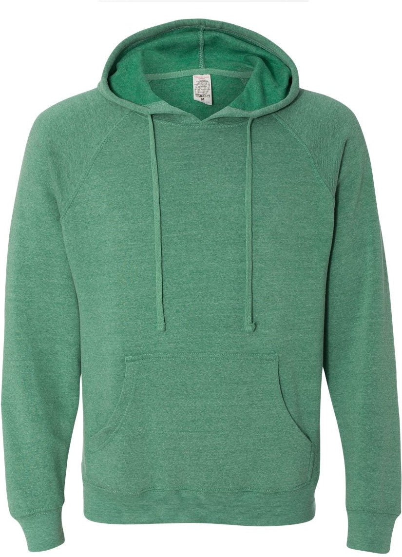 Independent Trading Co. Exclusive Blend Raglan Hooded Sweatshirt - A Must - Have!