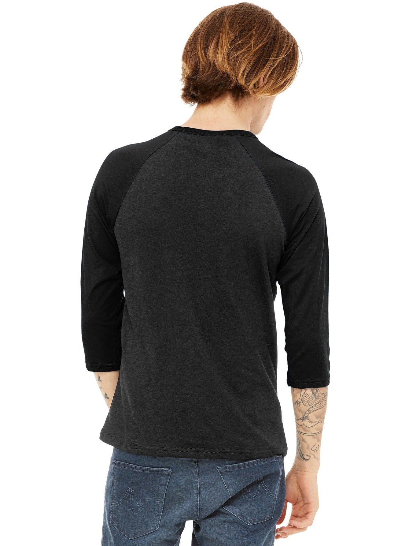 Bella + Canvas 3/4-Sleeve Baseball Tee: The Ultimate Men's Casual Tee
