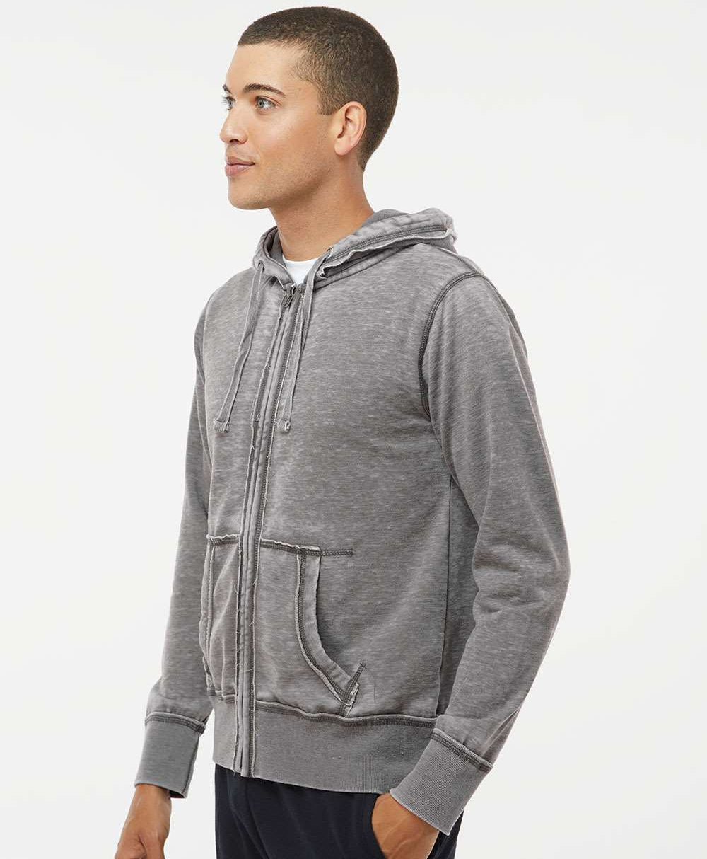 J America Vintage Zen Fleece: The Ultimate Full - Zip Hooded Sweatshirt for Men