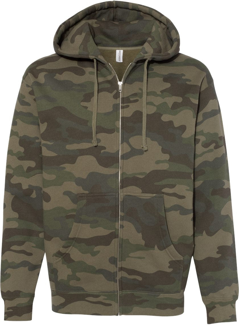 Independent Trading Co. Premium Heavyweight Full-Zip Hooded Sweatshirt