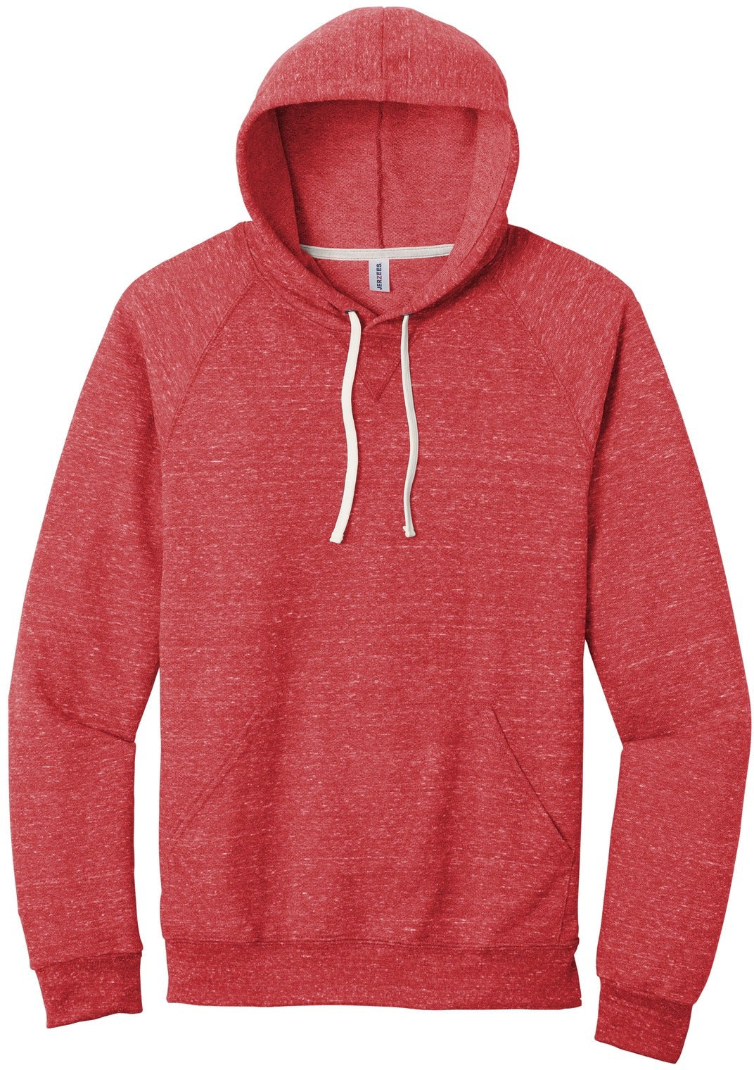 Jerzees Snow Heather French Terry Raglan Hoodie - A Must - Have for Men