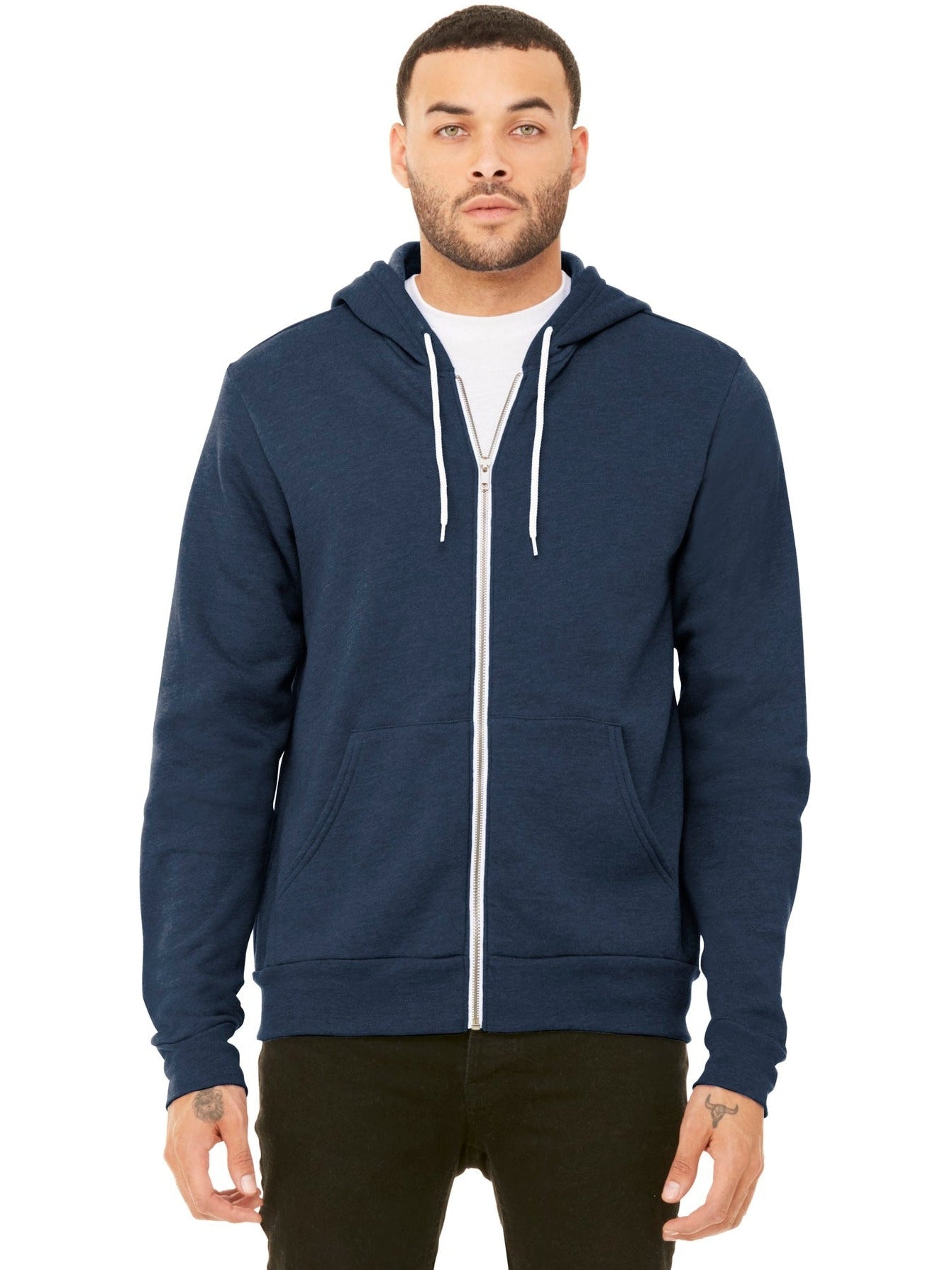 Bella+Canvas Sponge Fleece Full-Zip Hoodie - Your Perfect Casual Companion