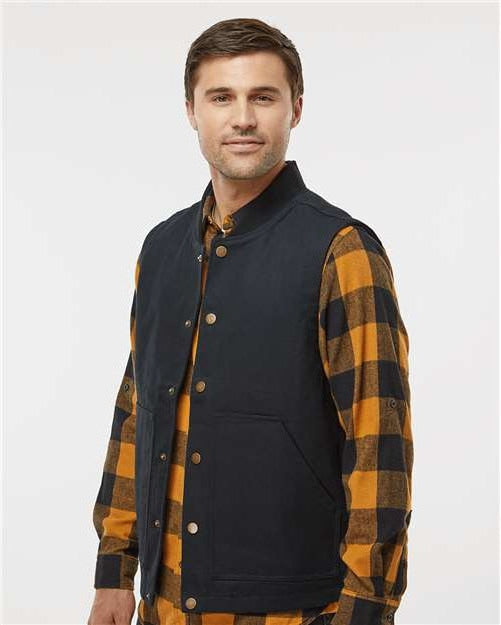 Independent Trading Co. Premium Insulated Canvas Work Vest - A Must-Have for Hard Workers!