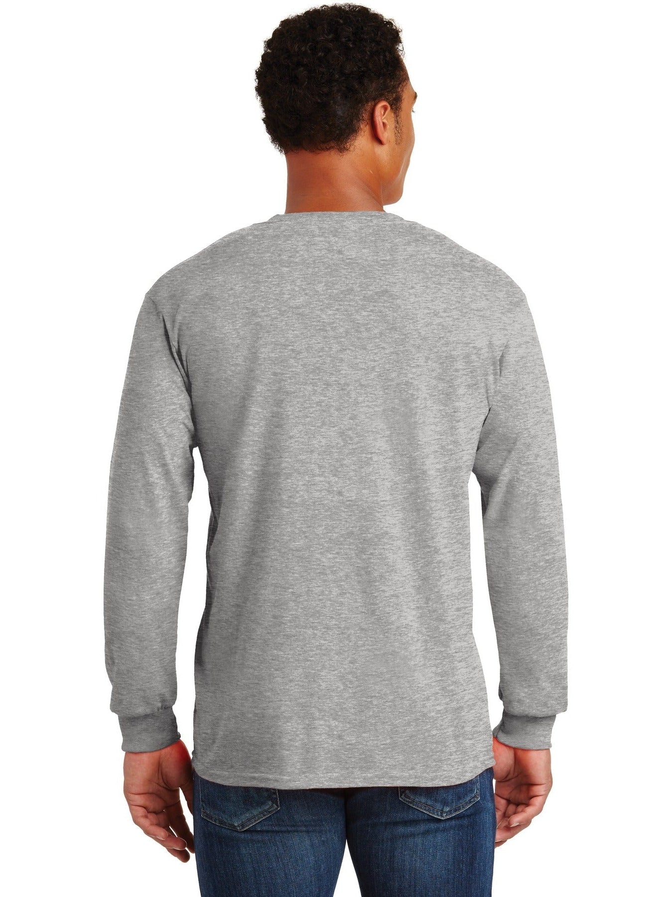 Gildan Ultra Cotton 100% Cotton Long Sleeve T - Shirt with Pocket - Outlet Deal!