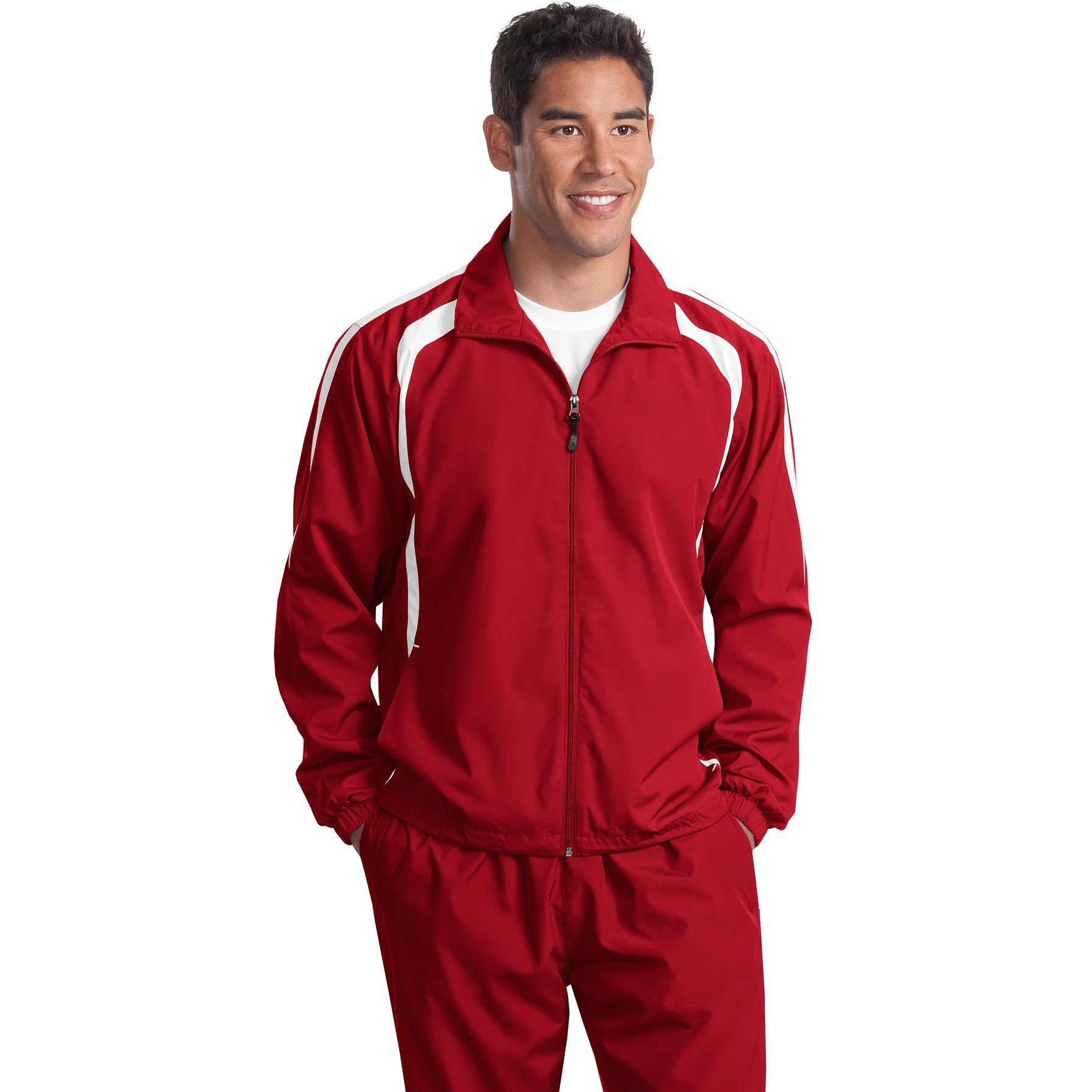 Don't Miss! Sport-Tek Tall Colorblock Raglan Jacket on Closeout