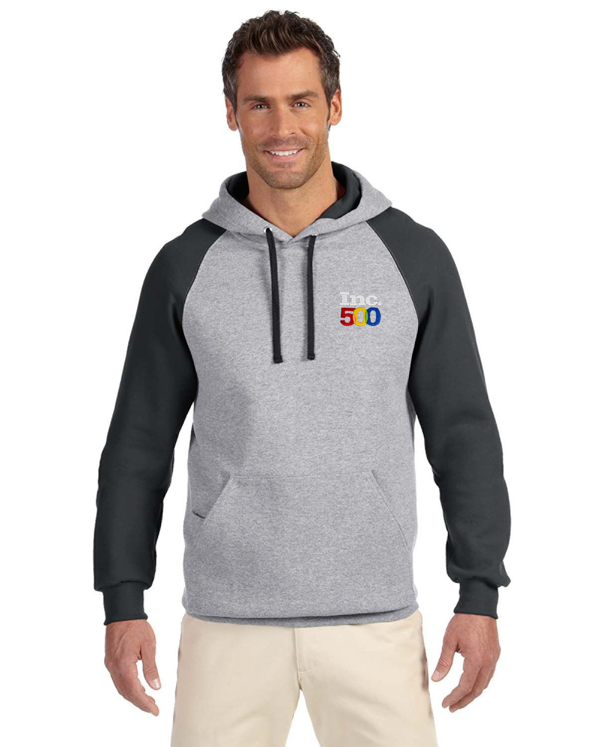 Jerzees NuBlend Colorblock Raglan Pullover Hoodie - The Ultimate Men's Casual Wear