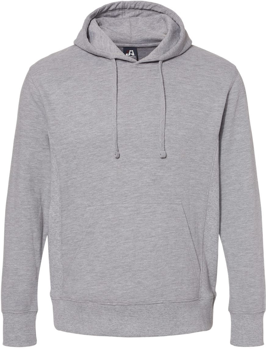 J. America's Stunning Ripple Fleece Hooded Sweatshirt - A Must-Have!