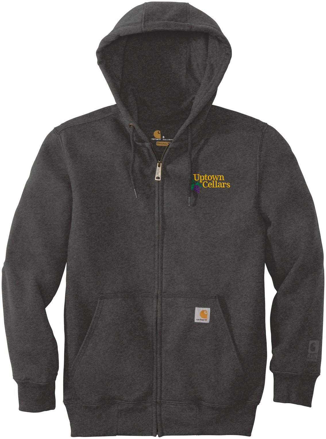 Carhartt Rain Defender Paxton: Heavyweight Hooded Zip-Front Sweatshirt for Tough Jobs