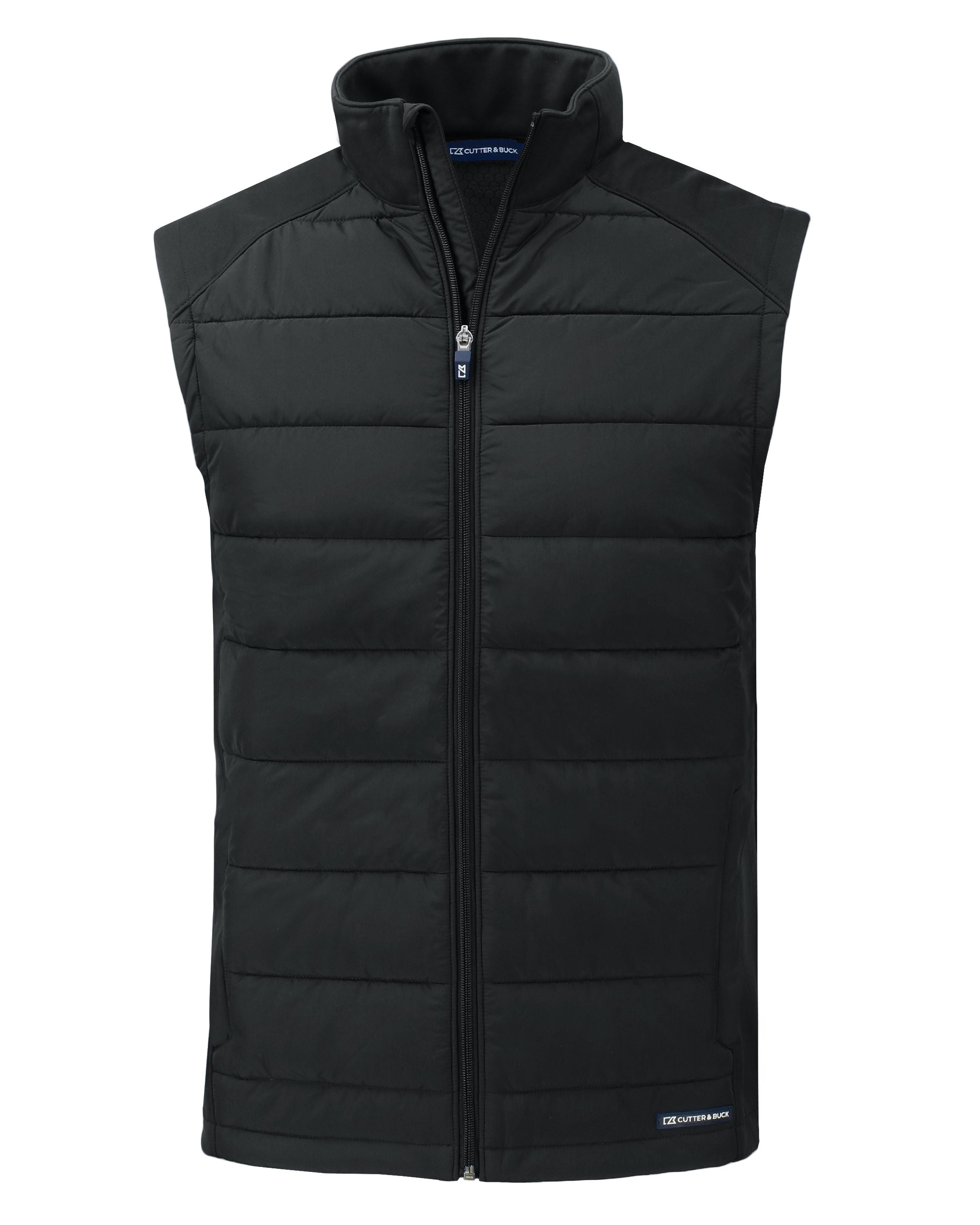 OUTLET - Cutter & Buck Evoke Hybrid Eco Softshell: Your Sustainable Full - Zip Vest for All Seasons