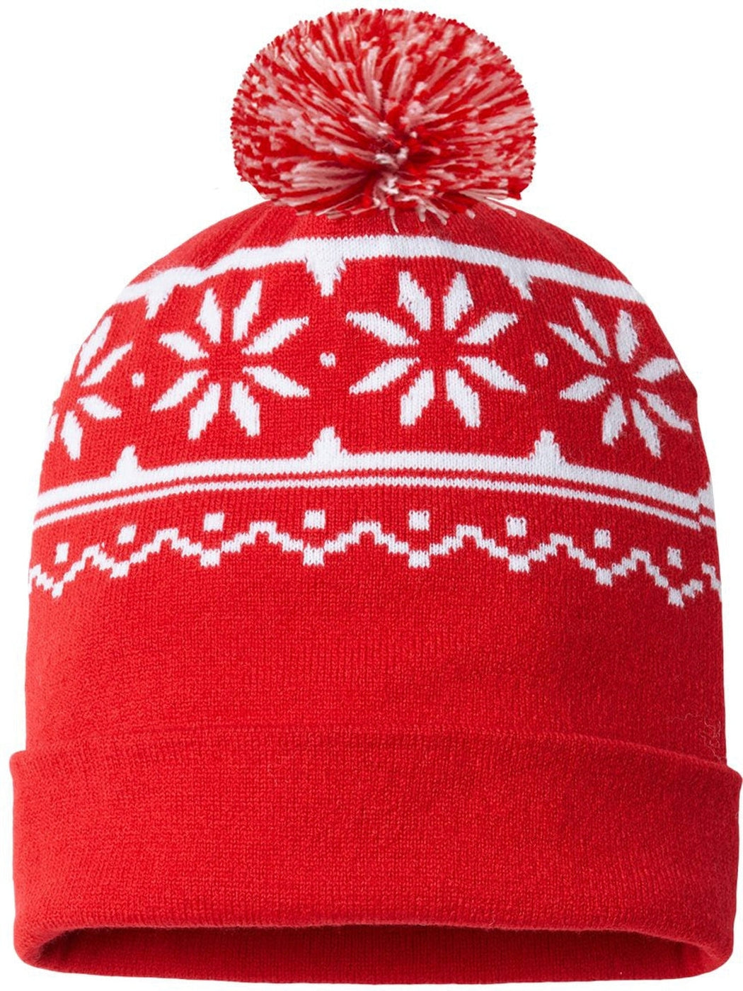 Stunning Cap America USA-Made Snowflake Beanie - A Must-Have!