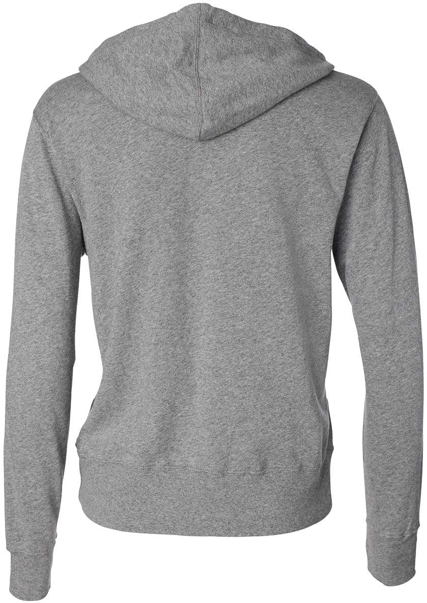 Independent Trading Co. Stylish Heathered French Terry Full-Zip Hooded Sweatshirt