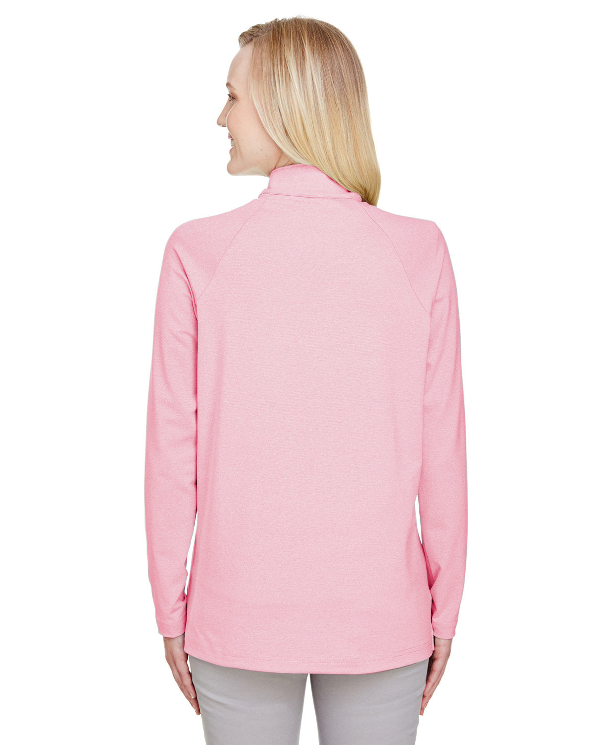 Devon & Jones CrownLux Ladies Clubhouse Micro-Stripe Performance Quarter-Zip - A Must-Have!