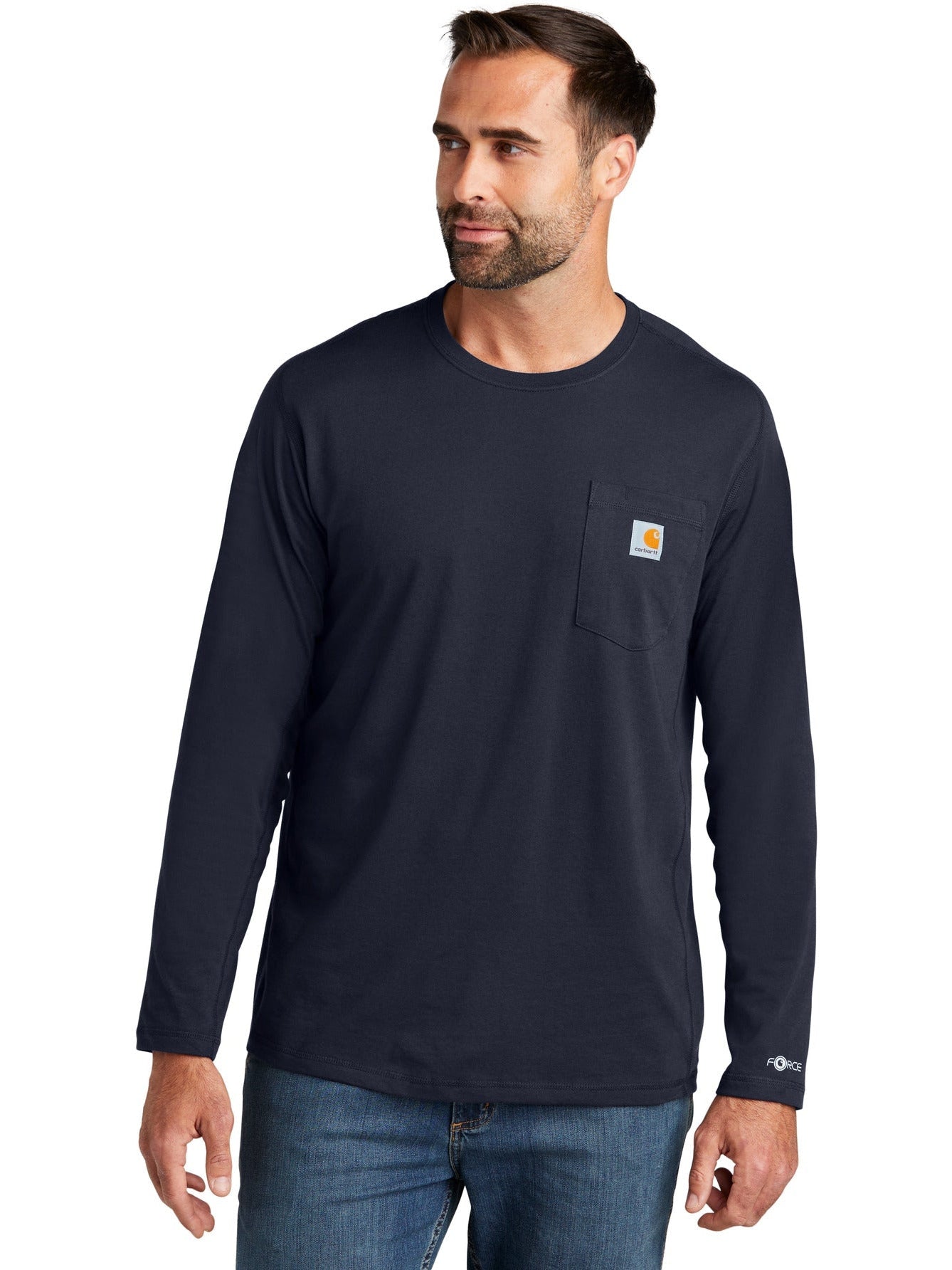 Carhartt Force Long Sleeve Pocket T-Shirt - The Ultimate Work Companion