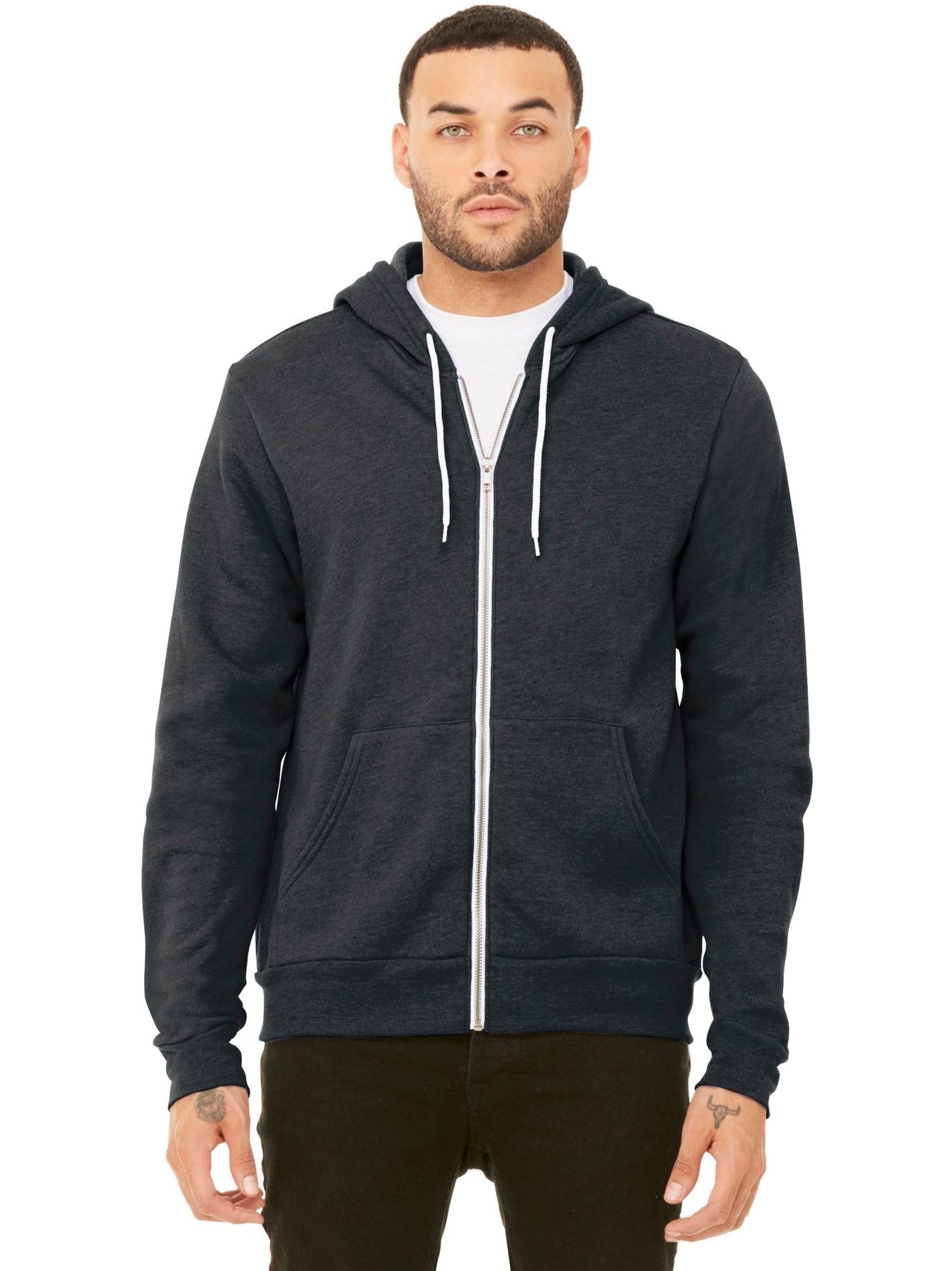 Bella+Canvas Sponge Fleece Full-Zip Hoodie - Your Perfect Casual Companion