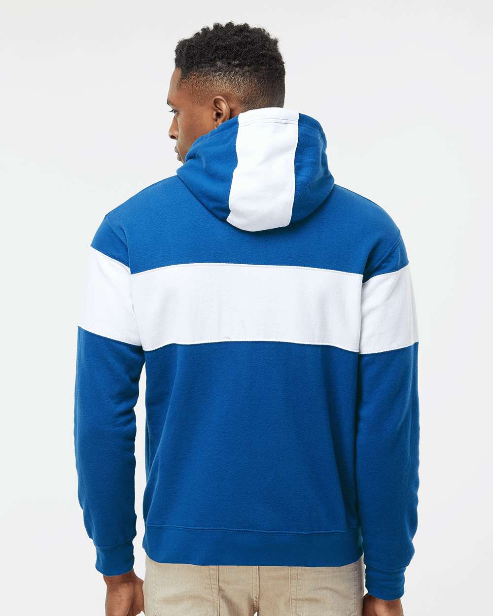 J. America's Stunning Varsity Fleece Colorblocked Hooded Sweatshirt - A Must-Have!