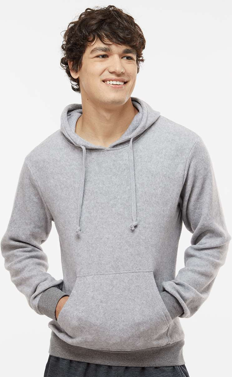 J. America's Irresistible Flip Side Fleece Hooded Pullover