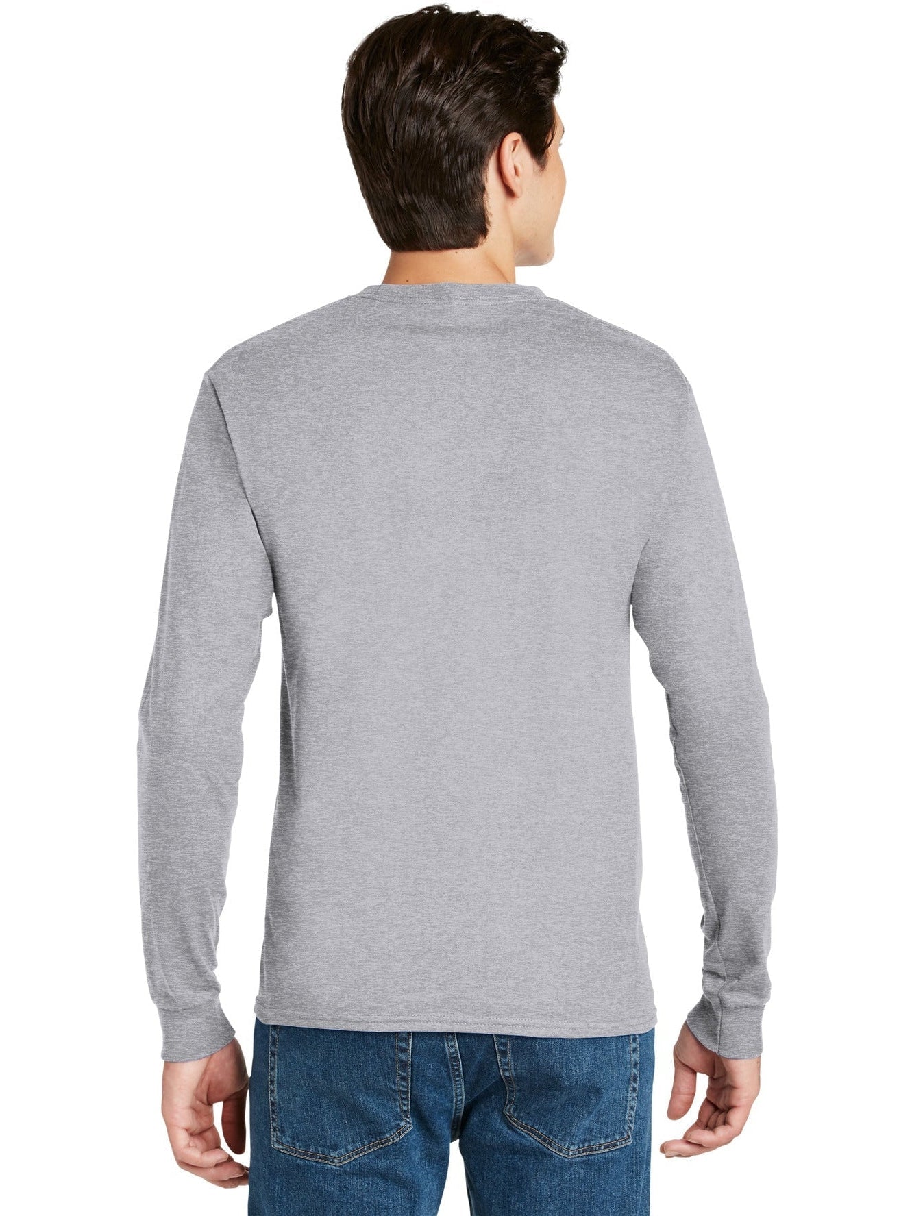Hanes Authentic 100% Cotton Long Sleeve T-Shirt - Outlet Deal!