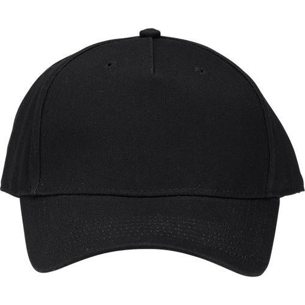 Stylish 5-Panel Solid Twill Clutch Cap