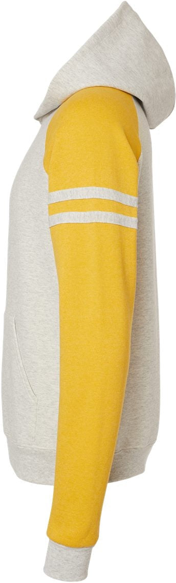 Jerzees Nublend Varsity Colorblocked Raglan Hoodie - A Must - Have Sweatshirt!