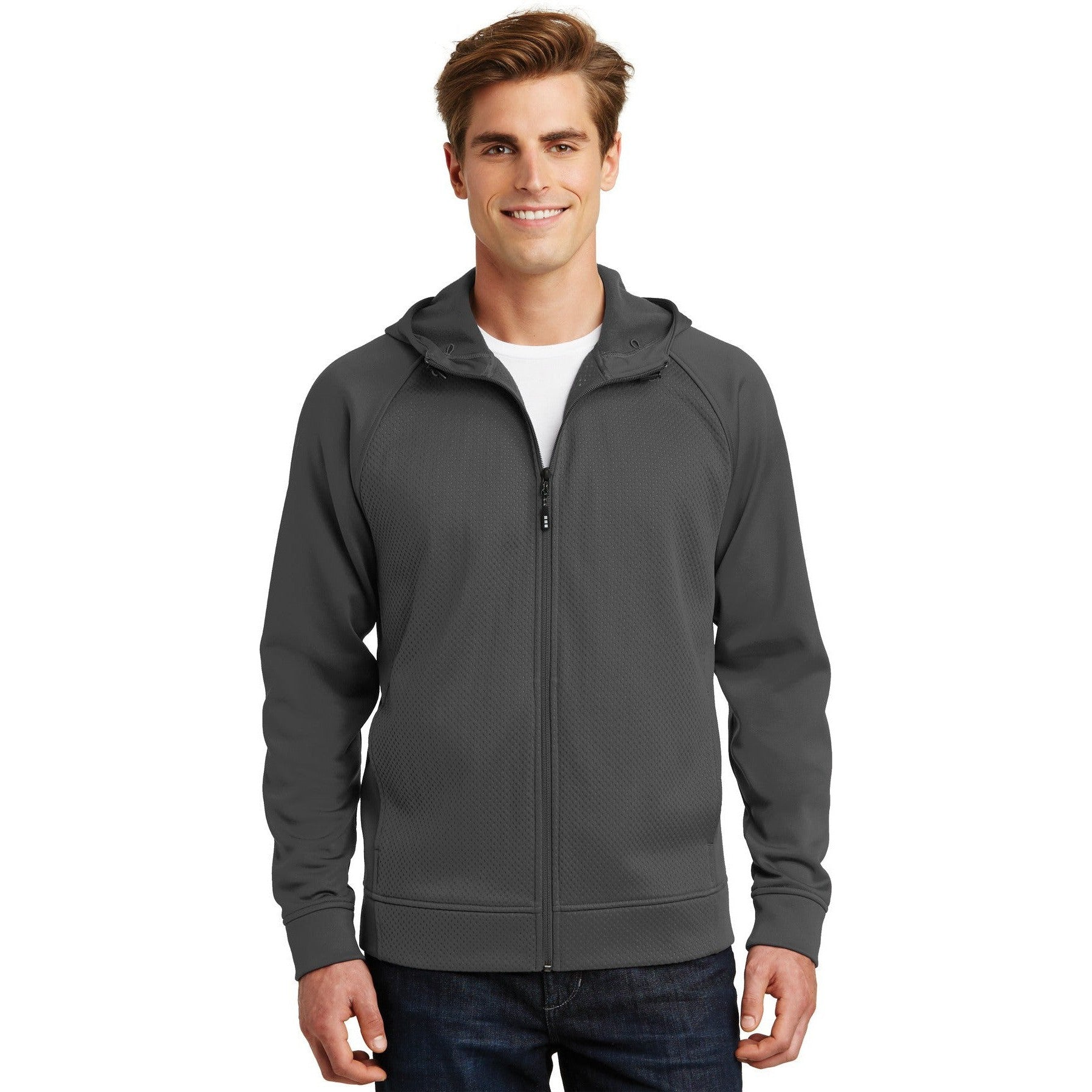 Don't Miss Out! Sport-Tek Rival Tech Fleece Full-Zip Hooded Jacket on Closeout