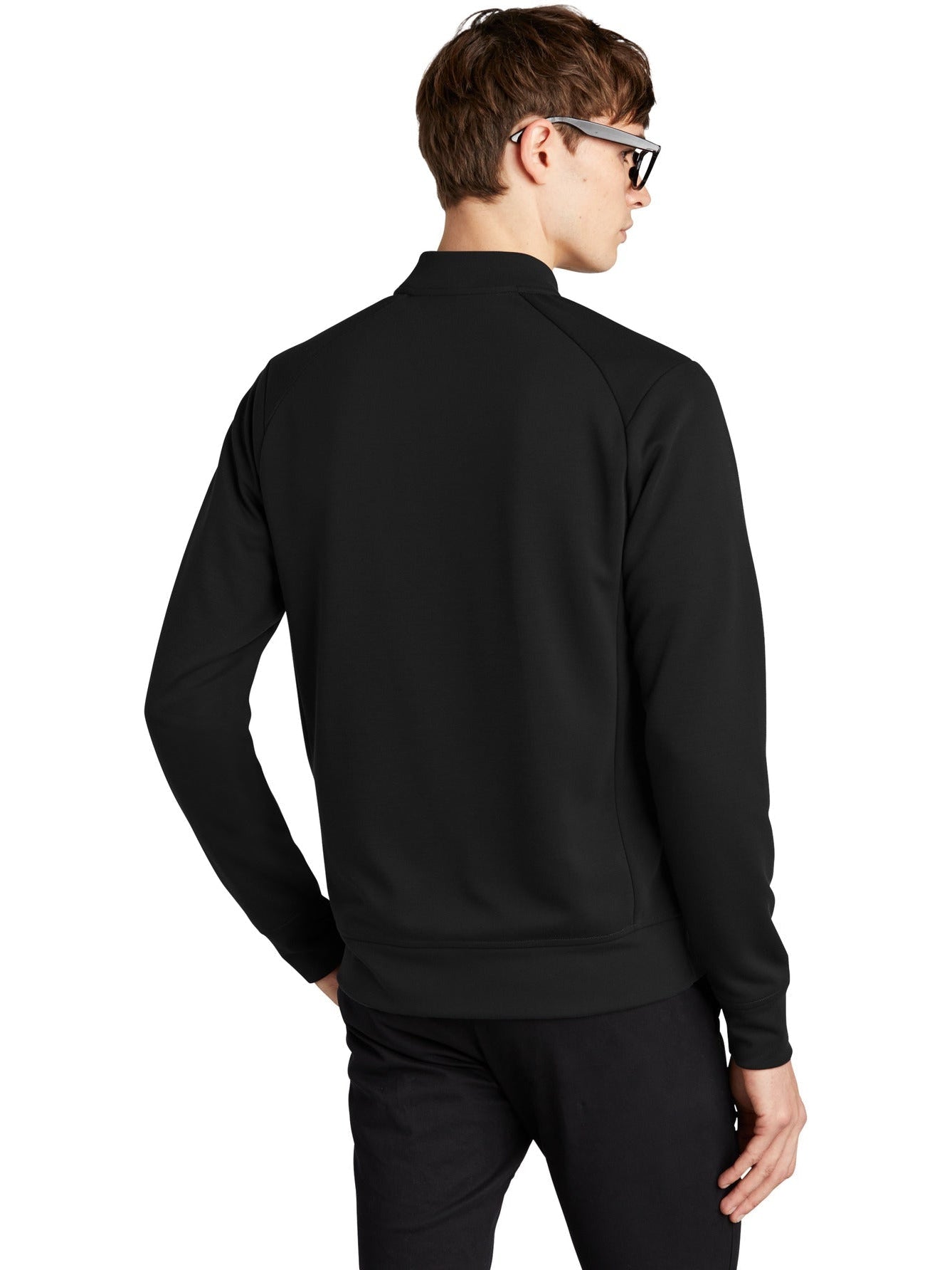 OUTLET - Mercer+Mettle Double - Knit Stylish Bomber Jacket
