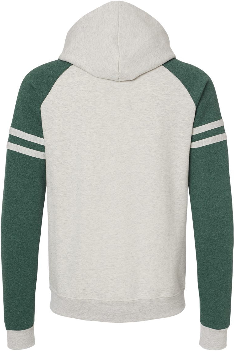 Jerzees Nublend Varsity Colorblocked Raglan Hoodie - A Must - Have Sweatshirt!