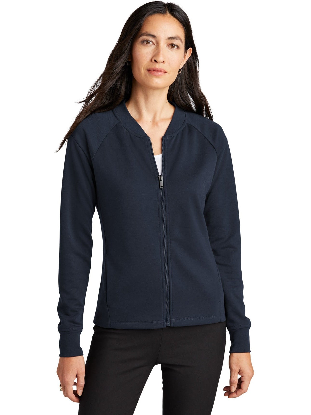 OUTLET: Mercer+Mettle Ladies Double - Knit Bomber Jacket - Promote Your Business!