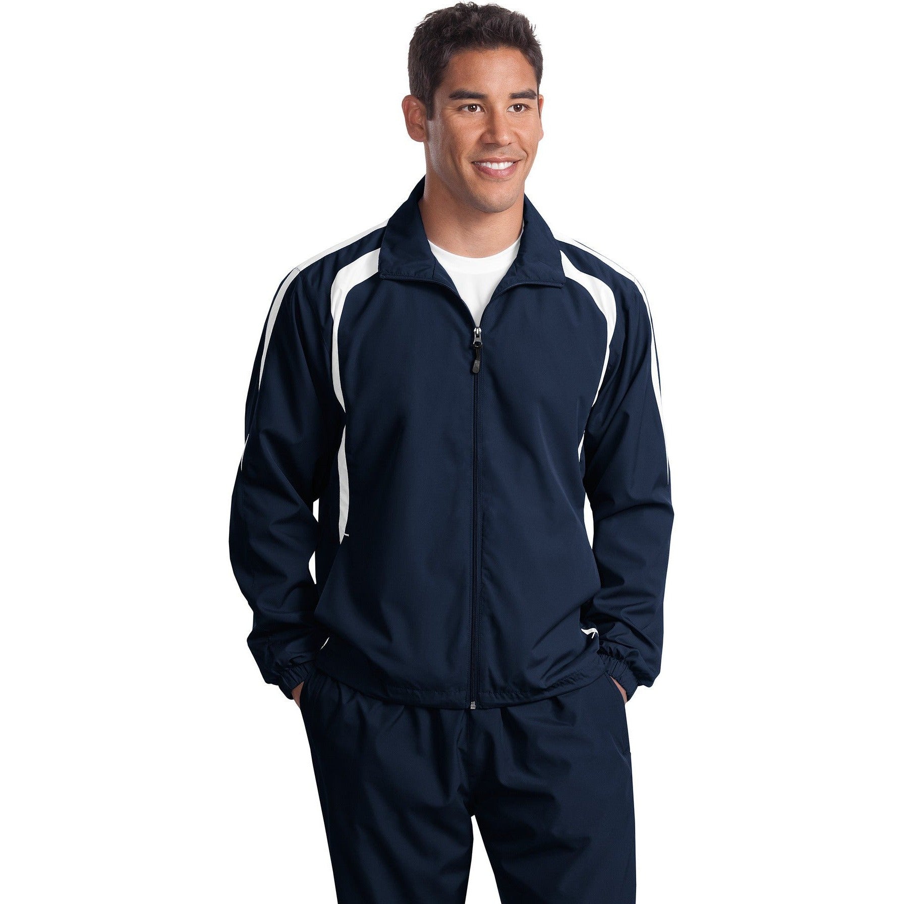 Don't Miss! Sport-Tek Tall Colorblock Raglan Jacket on Closeout