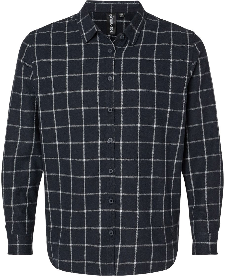 Irresistible Burnside Ladies' Boyfriend Flannel - Grab Yours Now!