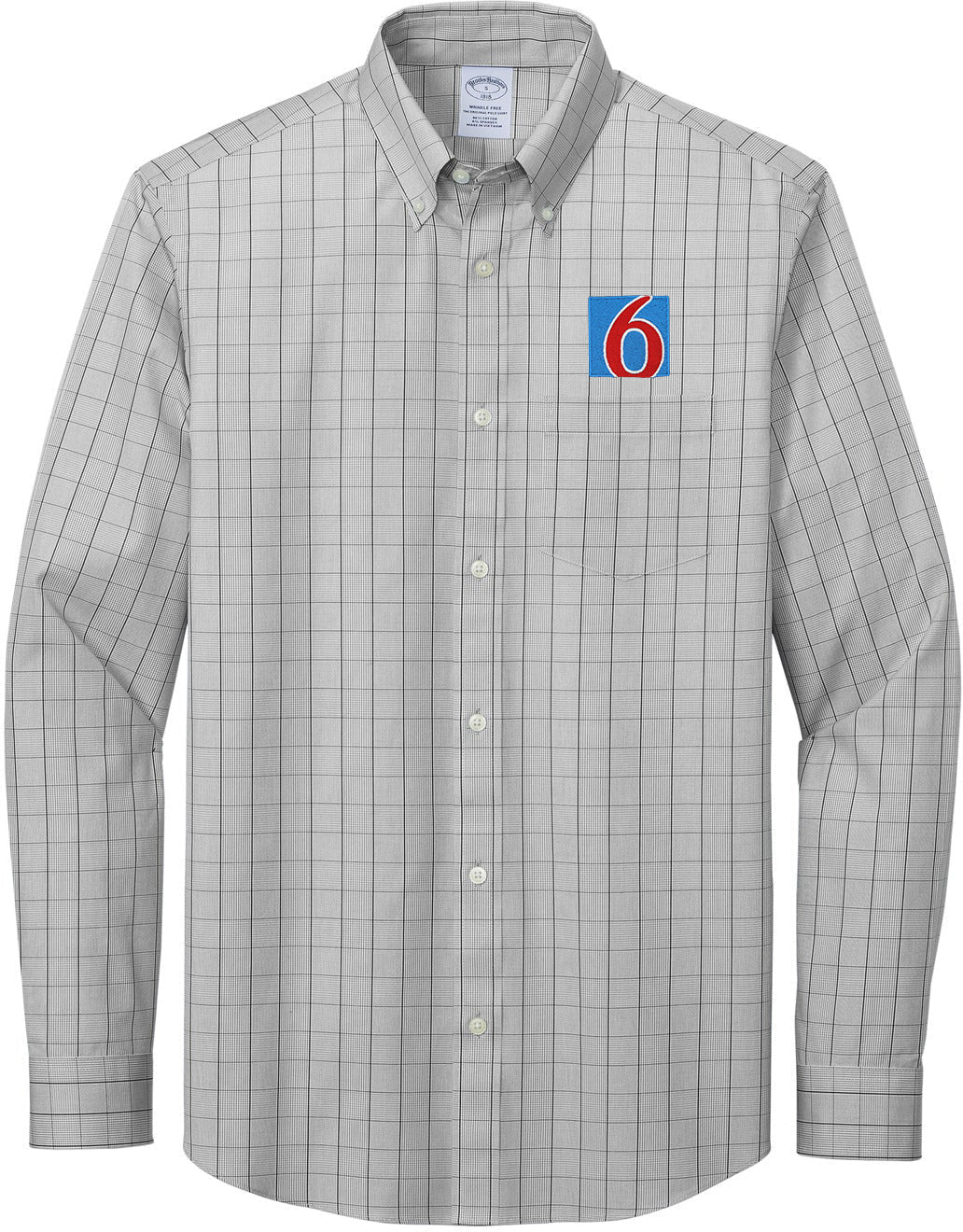Brooks Brothers Wrinkle-Free Stretch Patterned Shirt - Look Sharp with Ease!