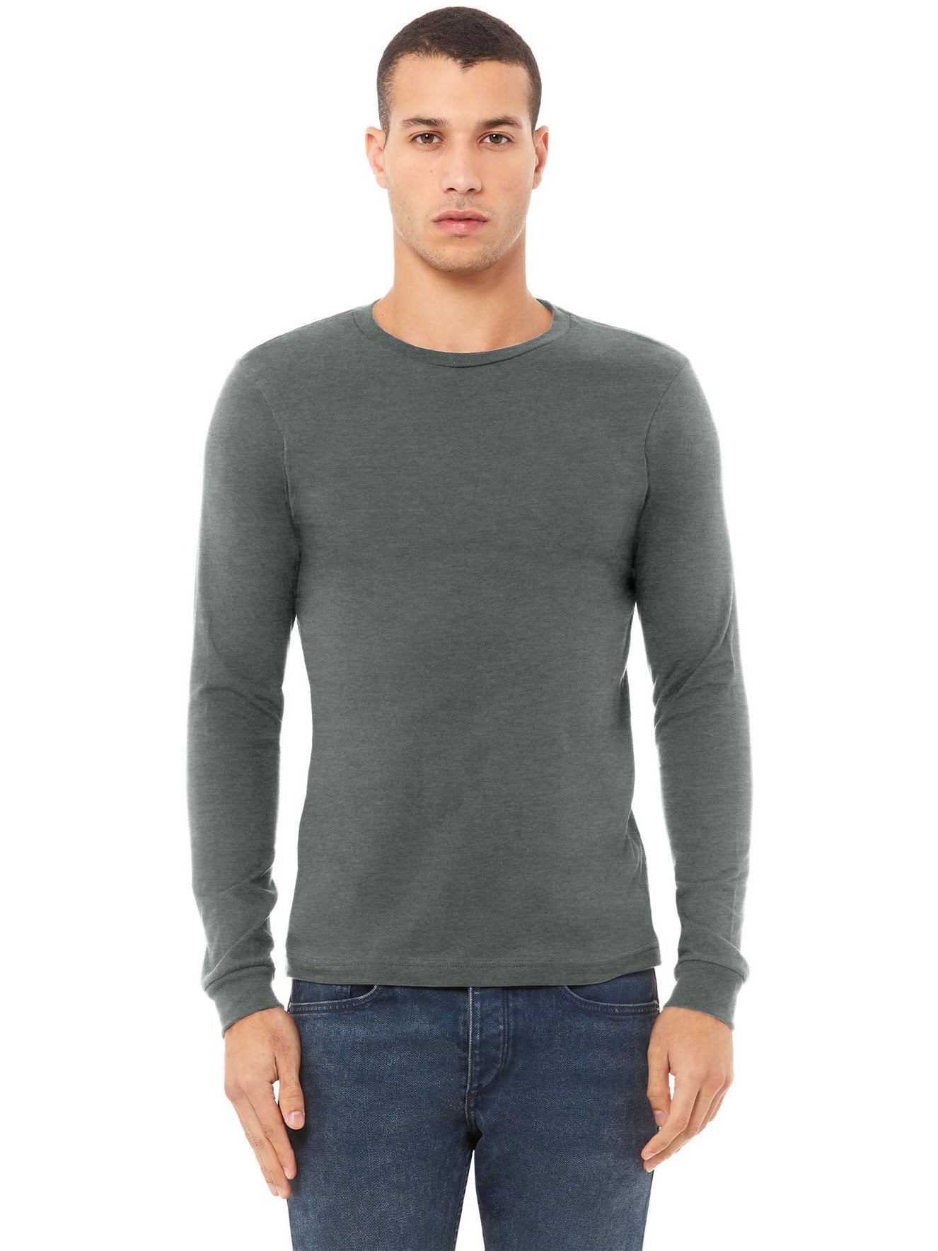Bella+Canvas Unisex Heather CVC Long Sleeve Tee - Your Ideal Everyday Top