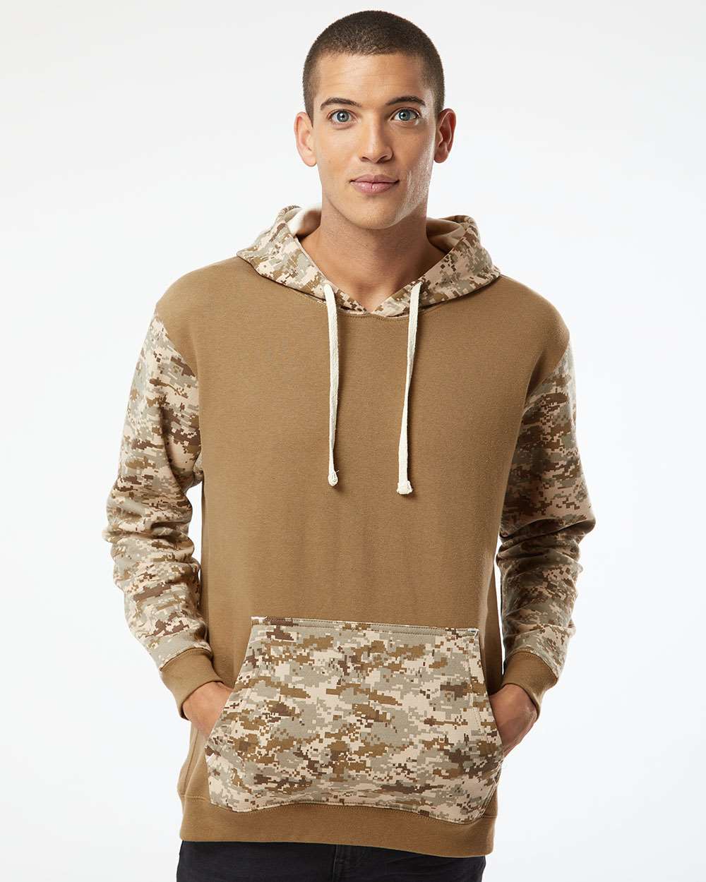 Code Five Fashionable Camo Hooded Sweatshirt - A Must - Have!