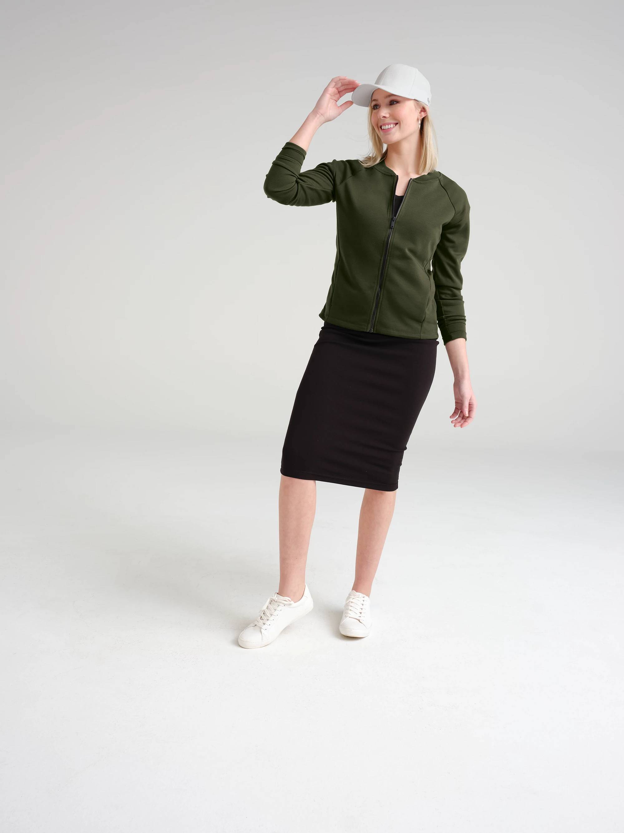 OUTLET: Mercer+Mettle Ladies Double - Knit Bomber Jacket - Promote Your Business!
