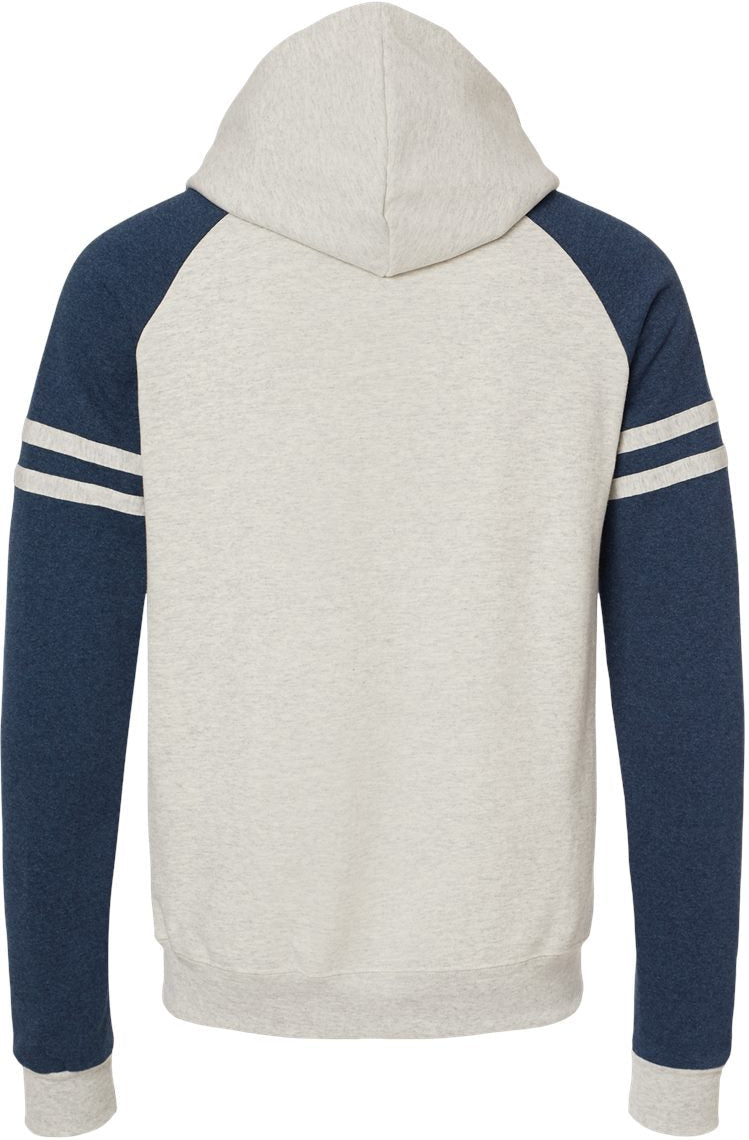 Jerzees Nublend Varsity Colorblocked Raglan Hoodie - A Must - Have Sweatshirt!